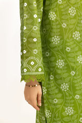 3PC Lawn Lacquer Printed Suit IUSTKSD-611