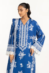 3PC Lawn Lacquer Printed Suit IUSTKSD-695