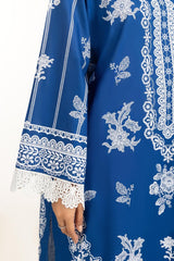3PC Lawn Lacquer Printed Suit IUSTKSD-695