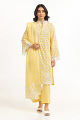3PC Lawn Lacquer Printed Suit IUSTKSD-712