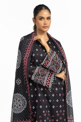 3PC Lawn Lacquer Printed Suit IUSTKSD-489