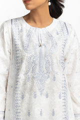 3PC Lawn Lacquer Printed Suit With Embroidered IUSTKSD-600