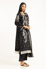 3PC Lawn Lacquer Printed Suit with Embroidered IUSTKSD-949