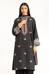 3PC Lawn Lacquer Printed Suit With Embroidered IUSTKSD-953