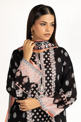 3Pc Lawn Printed Suit IUSTKSD-1010