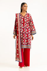 3PC Lawn Printed Suit IUSTKSD-1018