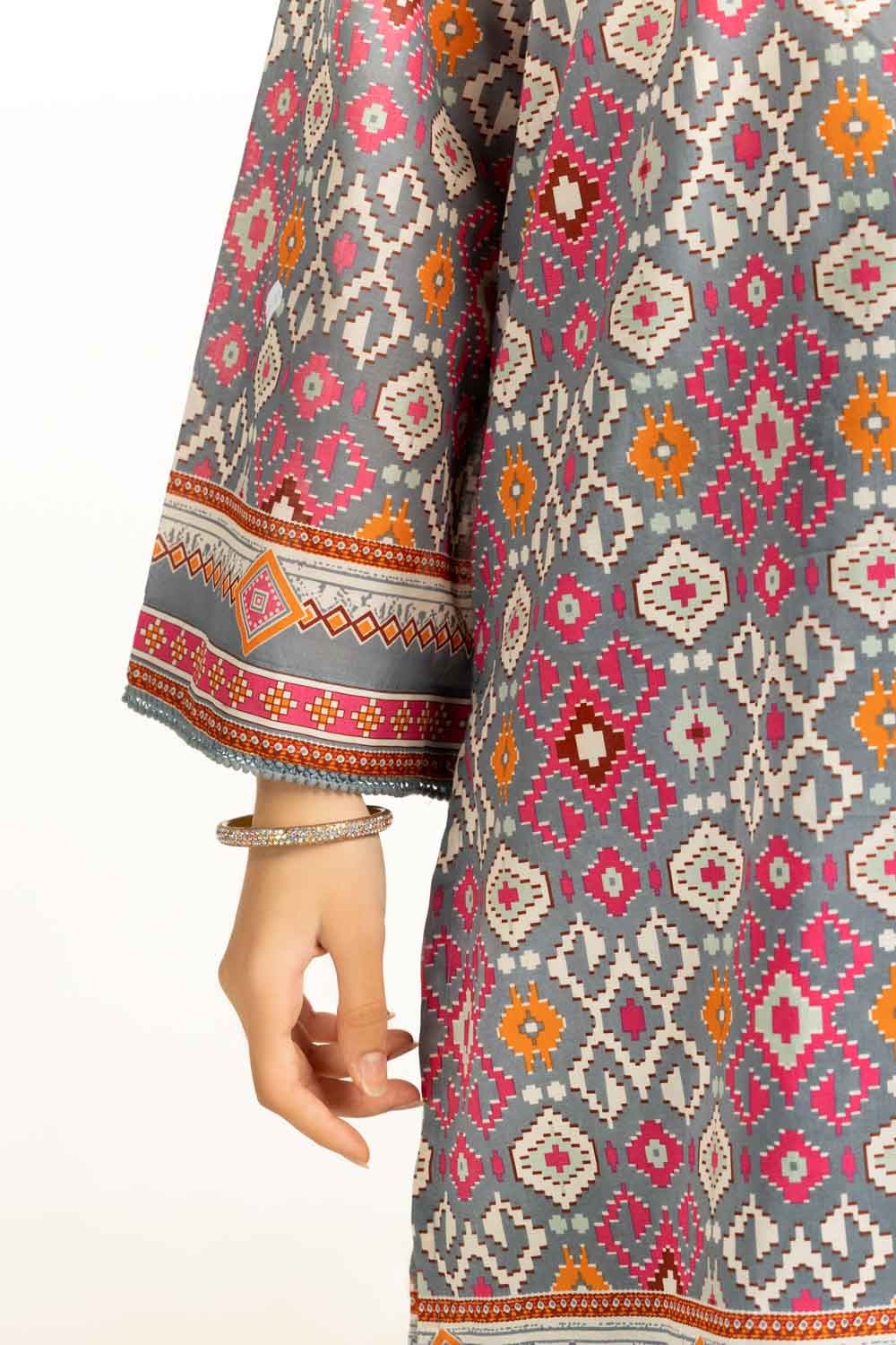 3PC Lawn Printed Suit IUSTKSD-1025