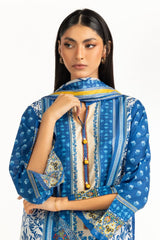 3PC Lawn Printed Suit IUSTKSD-1047