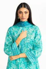3PC Lawn Printed Suit IUSTKSD-1052