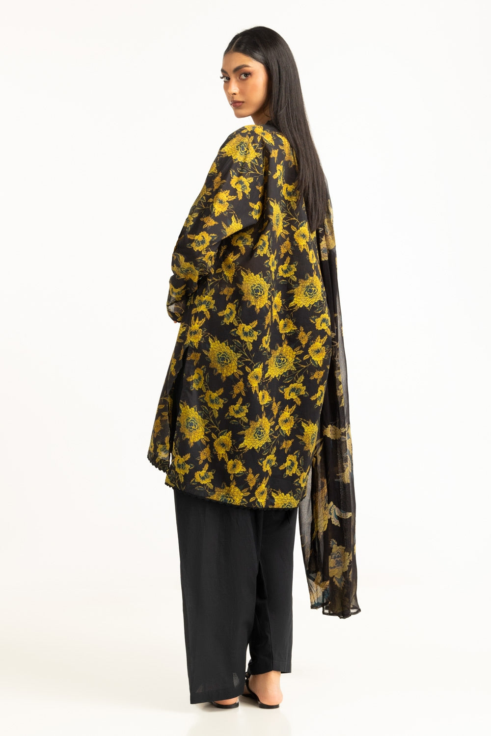 3PC Lawn Printed Suit IUSTKSD-1054
