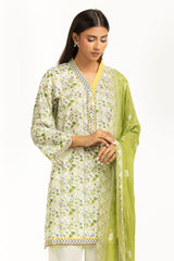3PC Lawn Printed Suit IUSTKSD-1057