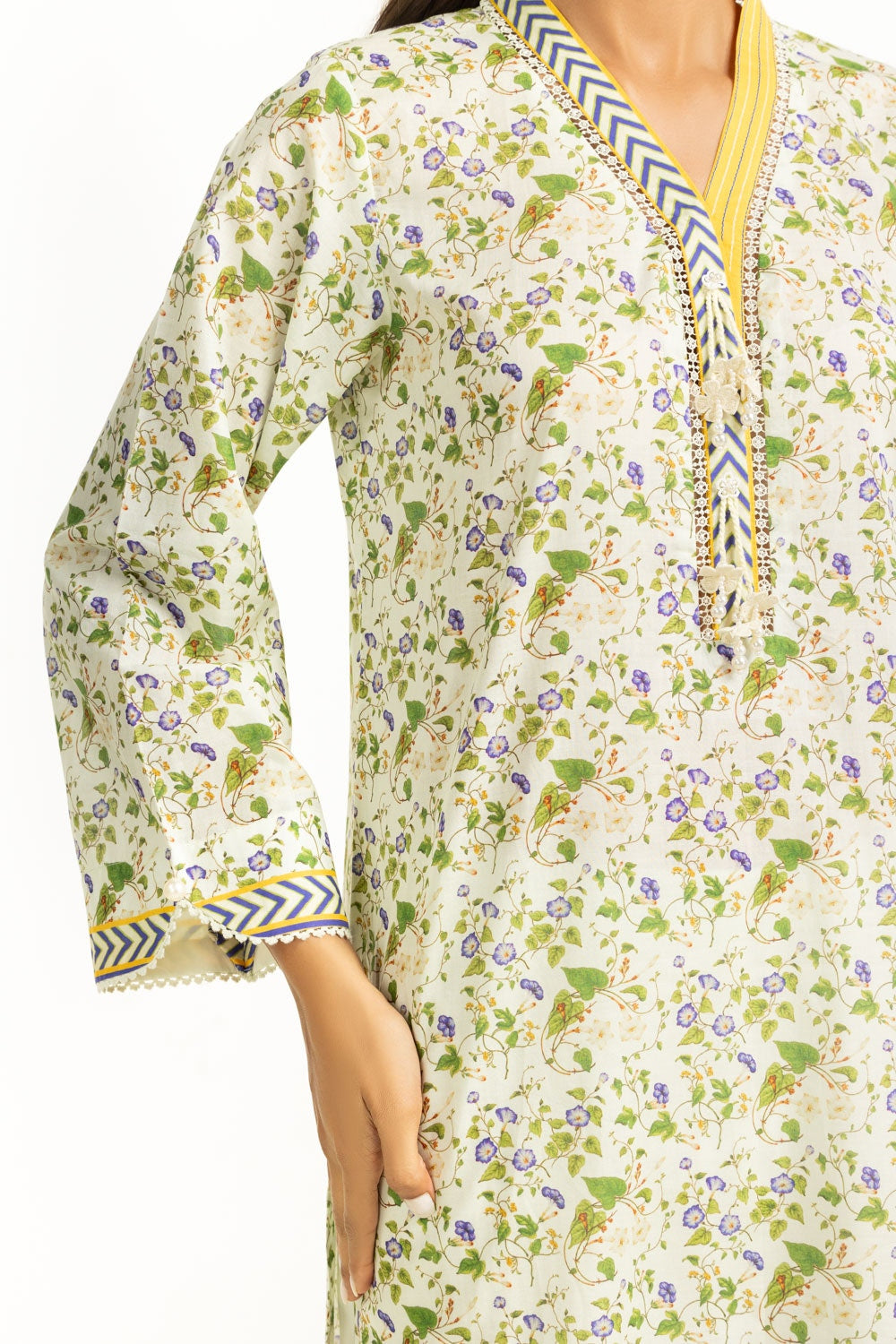 3PC Lawn Printed Suit IUSTKSD-1057