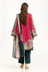 3PC Lawn Printed Suit IUSTKSD-1110