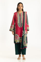 3PC Lawn Printed Suit IUSTKSD-1110