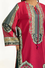 3PC Lawn Printed Suit IUSTKSD-1110