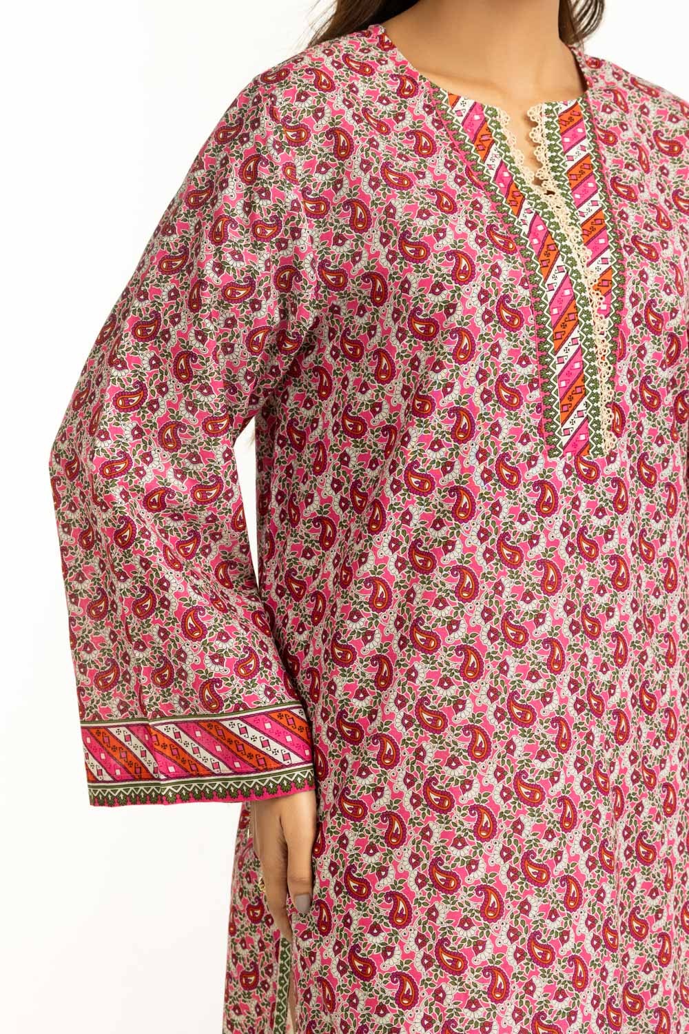 3PC Lawn Printed Suit IUSTKSD-1122