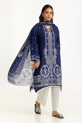 3PC Lawn Printed Suit IUSTKSD-1140