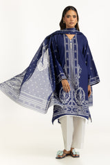 3PC Lawn Printed Suit IUSTKSD-1140