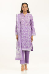 3PC Lawn Printed Suit IUSTKSD-1145