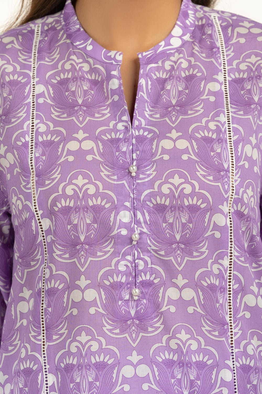 3PC Lawn Printed Suit IUSTKSD-1145