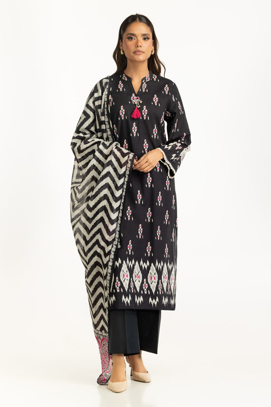 3PC Lawn Printed Suit IUSTKSD-1156