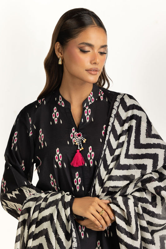 3PC Lawn Printed Suit IUSTKSD-1156