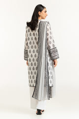 3PC Lawn Printed Suit IUSTKSD-1159