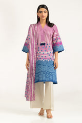 3PC Lawn Printed Suit IUSTKSD-1164