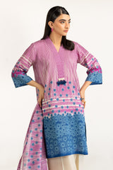 3PC Lawn Printed Suit IUSTKSD-1164