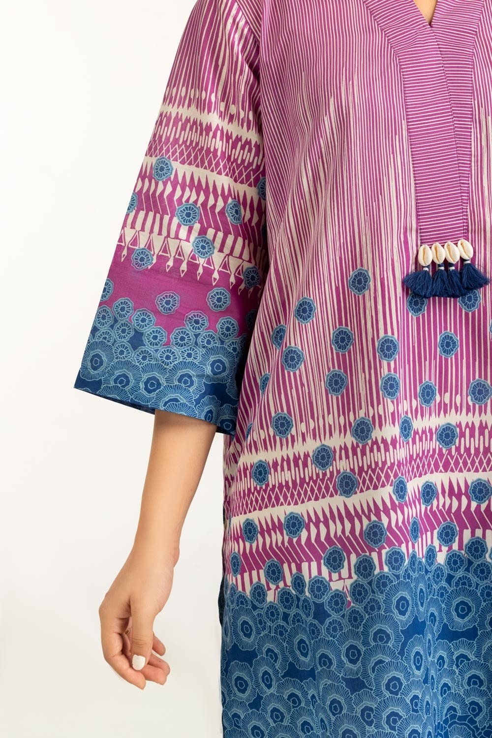 3PC Lawn Printed Suit IUSTKSD-1164