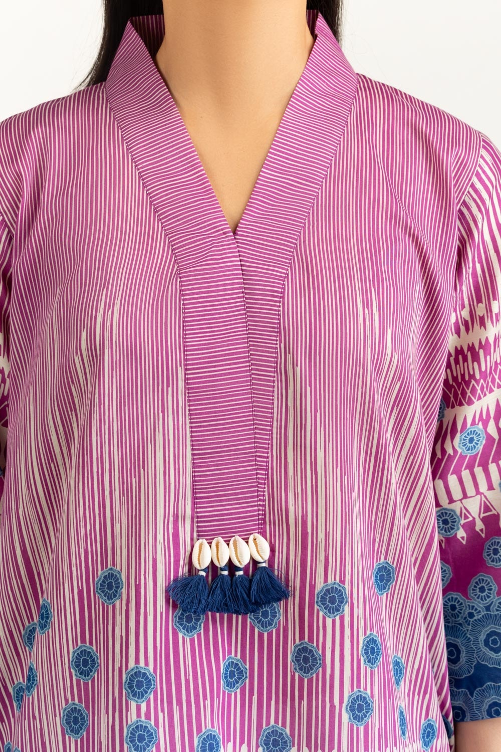3PC Lawn Printed Suit IUSTKSD-1164