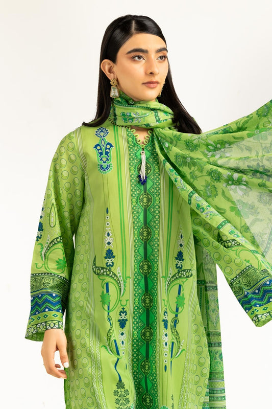 3PC Lawn Printed Suit IUSTKSD-1165
