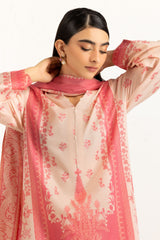 3PC Lawn Printed Suit IUSTKSD-1166