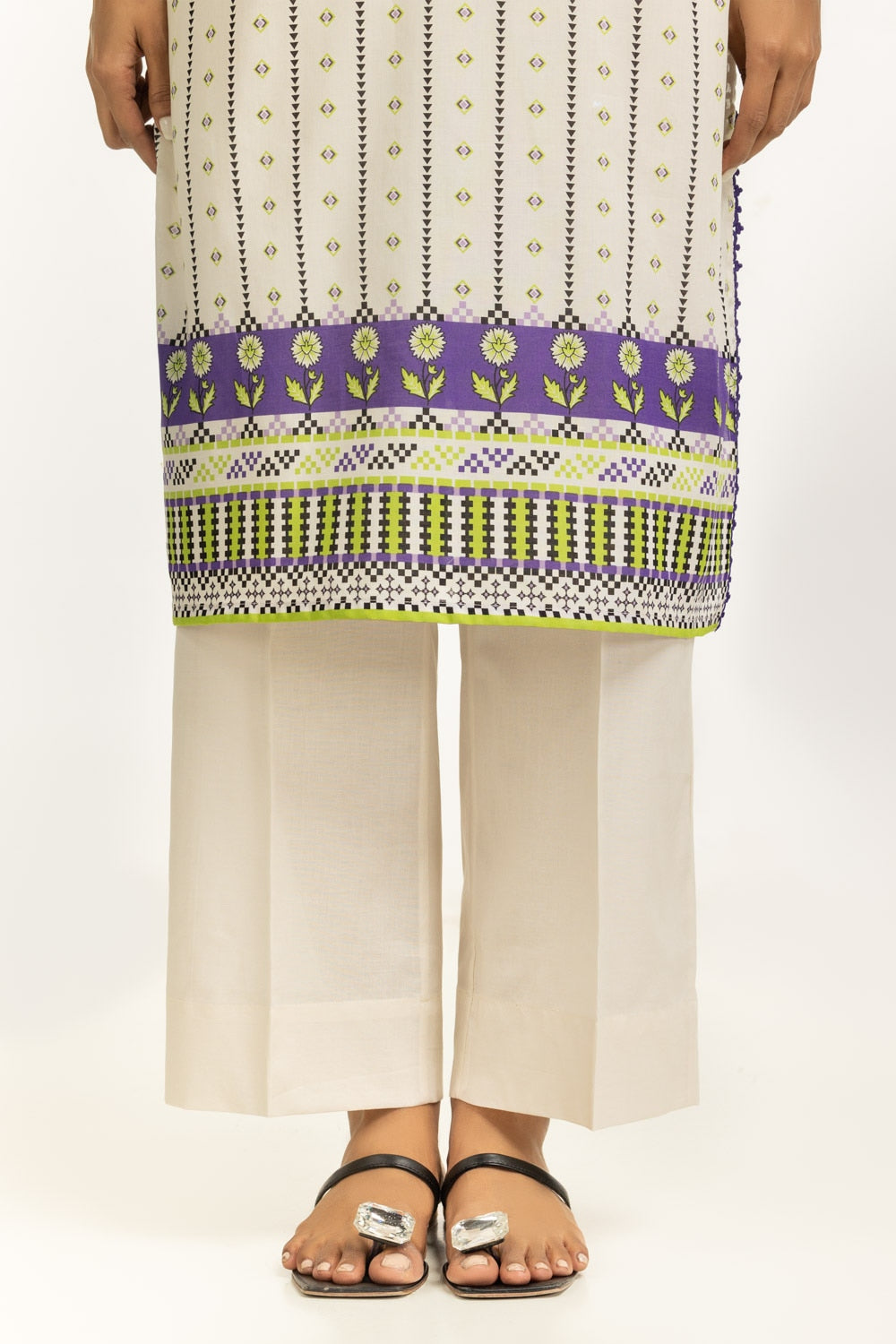 3PC Lawn Printed Suit IUSTKSD-1168