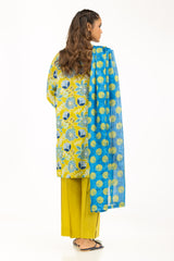 3PC Lawn Printed Suit IUSTKSD-1183