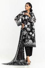 3PC Lawn Printed Suit IUSTKSD-484