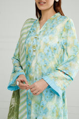3PC Lawn Printed Suit IUSTKSD-507