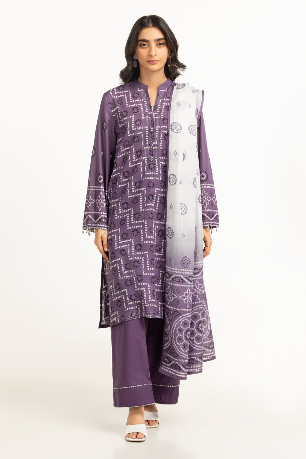 3PC Lawn Printed Suit IUSTKSD-521