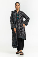 3PC Lawn Printed Suit IUSTKSD-527