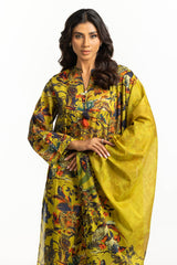 3PC Lawn Printed Suit IUSTKSD-533