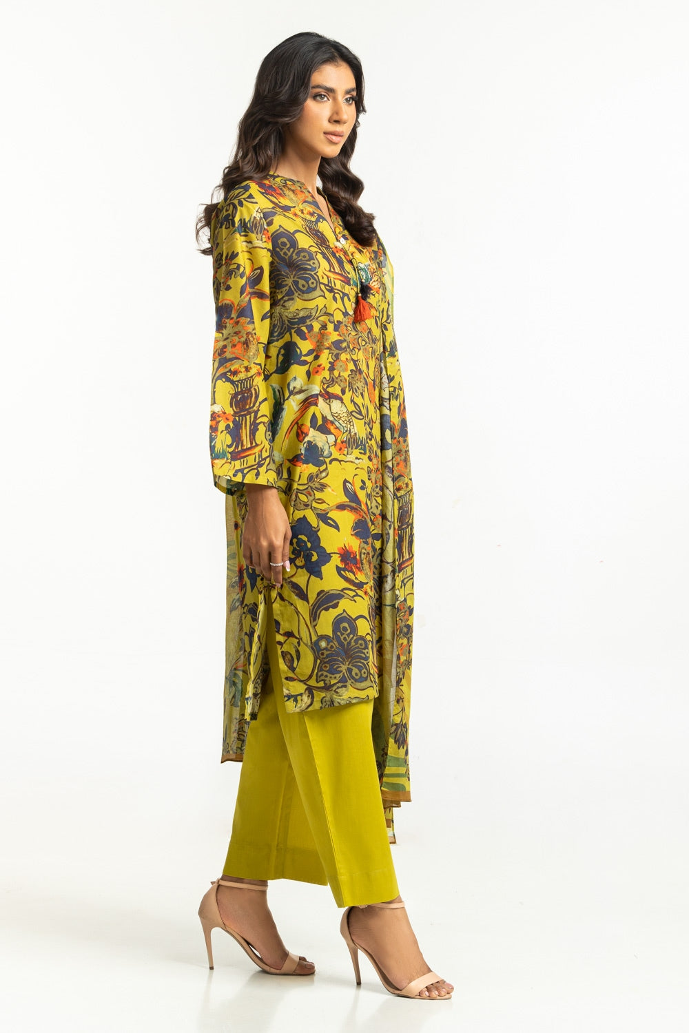 3PC Lawn Printed Suit IUSTKSD-533