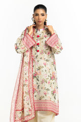 3PC Lawn Printed Suit IUSTKSD-542