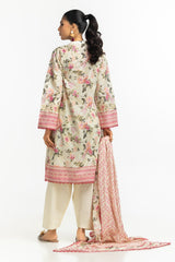 3PC Lawn Printed Suit IUSTKSD-542