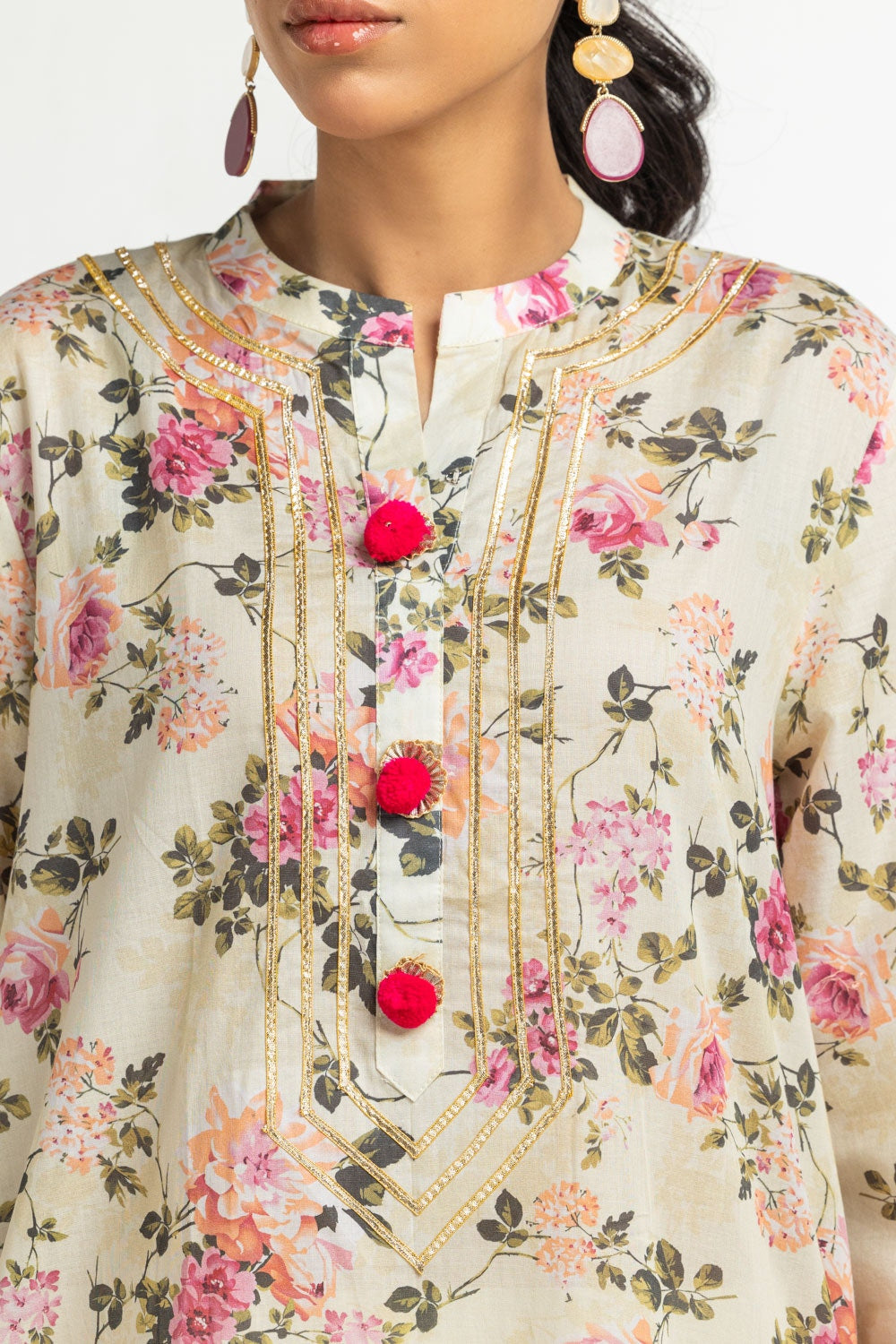 3PC Lawn Printed Suit IUSTKSD-542