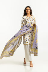 3PC Lawn Printed Suit IUSTKSD-577