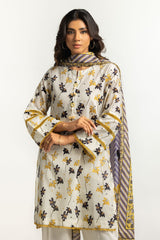 3PC Lawn Printed Suit IUSTKSD-577