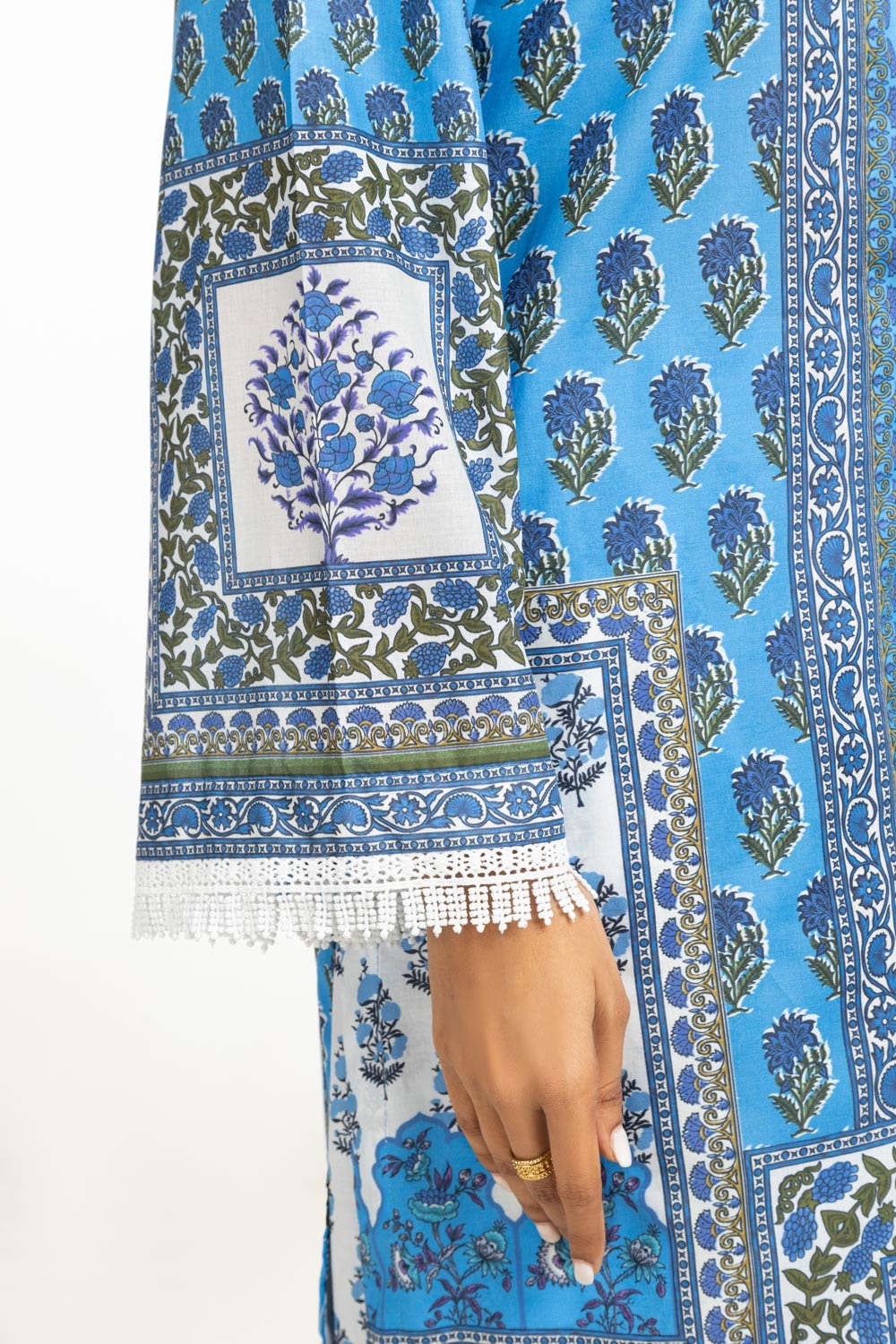 3PC Lawn Printed Suit IUSTKSD-658