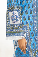 3PC Lawn Printed Suit IUSTKSD-658