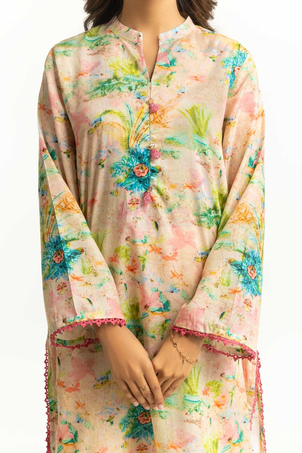 3PC Lawn Printed Suit IUSTKSD-662