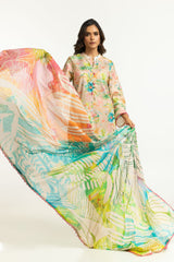 3PC Lawn Printed Suit IUSTKSD-662